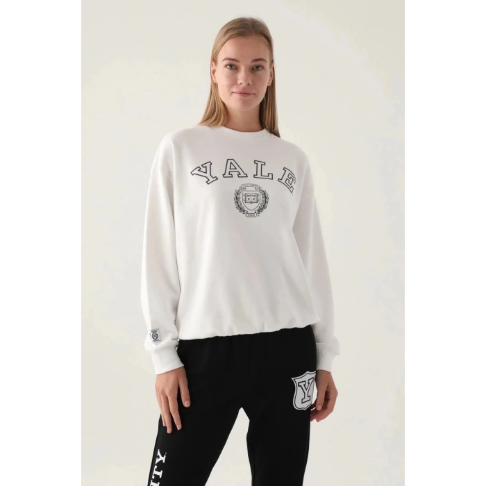 YALE KADIN TEK ÜST - BEYAZ