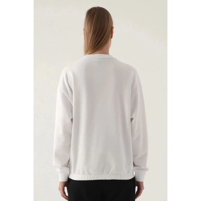 YALE KADIN TEK ÜST - BEYAZ