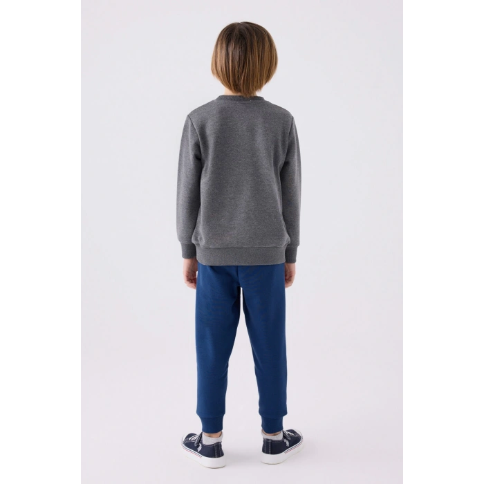 ERKEK ÇOCUK EŞOFMAN TAKIMI - ANTRASİT MELANJ