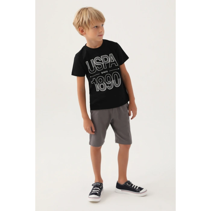 ERKEK GARSON BERMUDA TAKIM - SİYAH