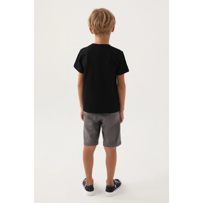 ERKEK GARSON BERMUDA TAKIM - SİYAH