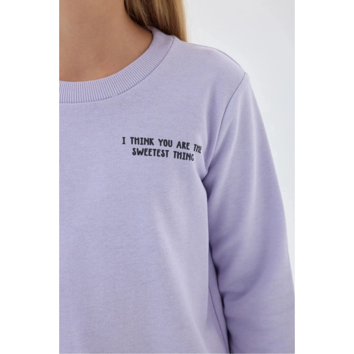 KIZ ÇOCUK EŞOFMAN TAKIM - LİLA