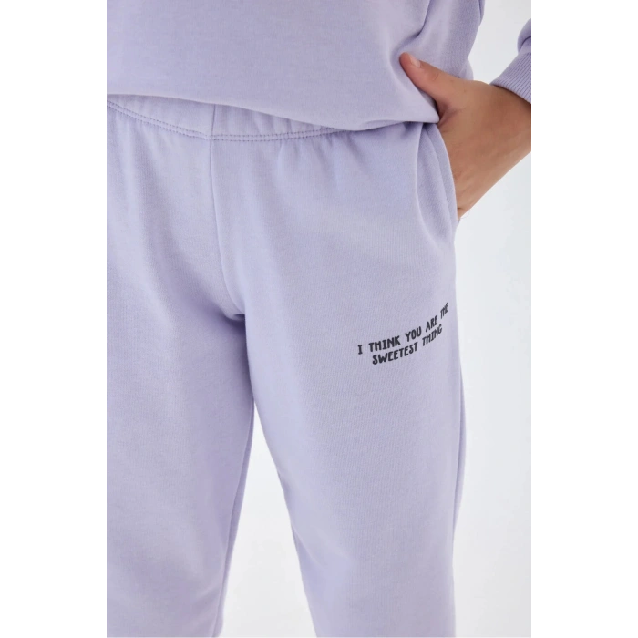 KIZ ÇOCUK EŞOFMAN TAKIM - LİLA