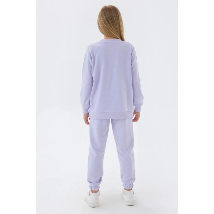 KIZ ÇOCUK EŞOFMAN TAKIM - LİLA