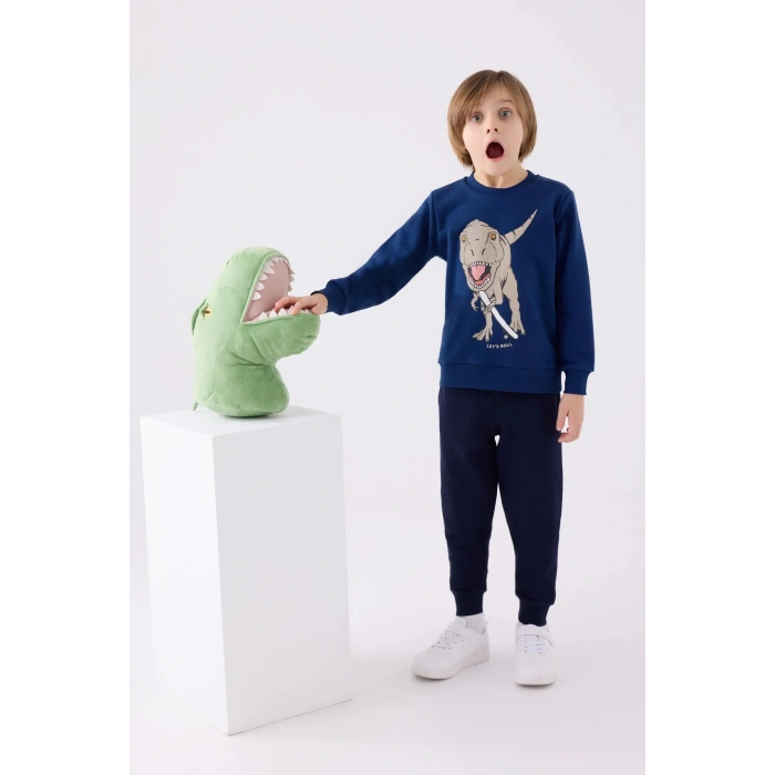 ERKEK ÇOCUK EŞOFMAN TAKIM - KOYU İNDİGO