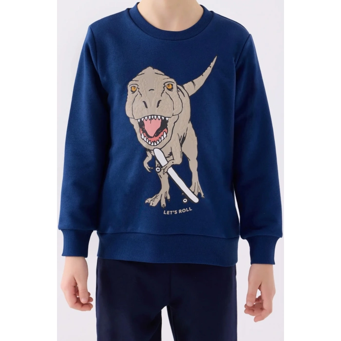 ERKEK ÇOCUK EŞOFMAN TAKIM - KOYU İNDİGO