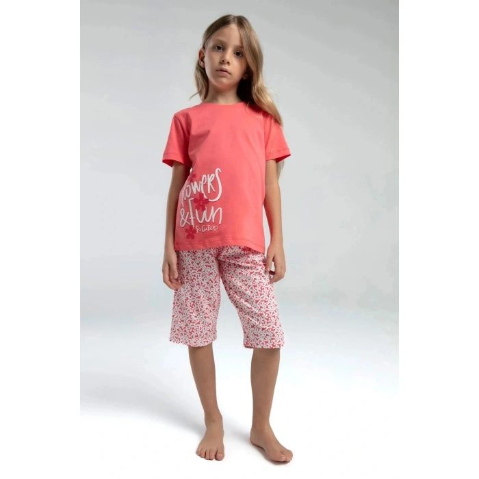 KIZ ÇOCUK KAPRİ TAKIM - CORAL