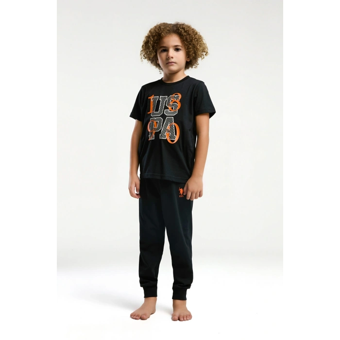 ERKEK ÇOCUK PİJAMA TAKIMI - siyah