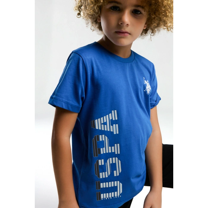 ERKEK ÇOCUK BERMUDA TAKIM - COBALT