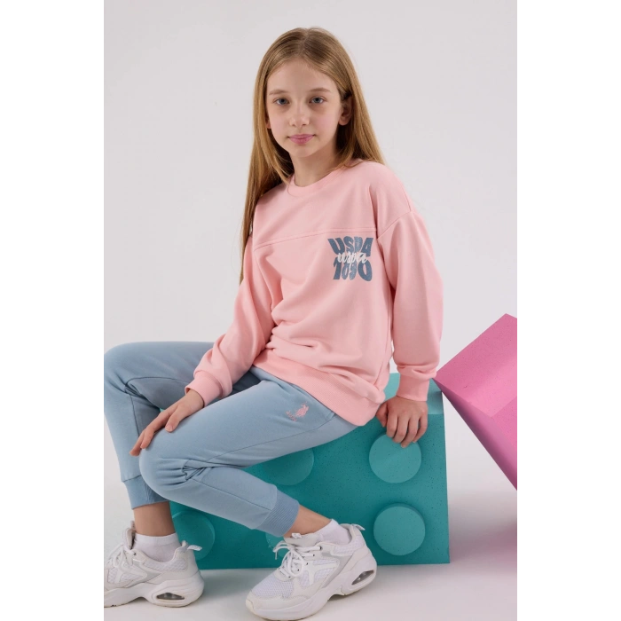 KIZ GARSON İKİLİ TAKIM - AÇIK PEMBE