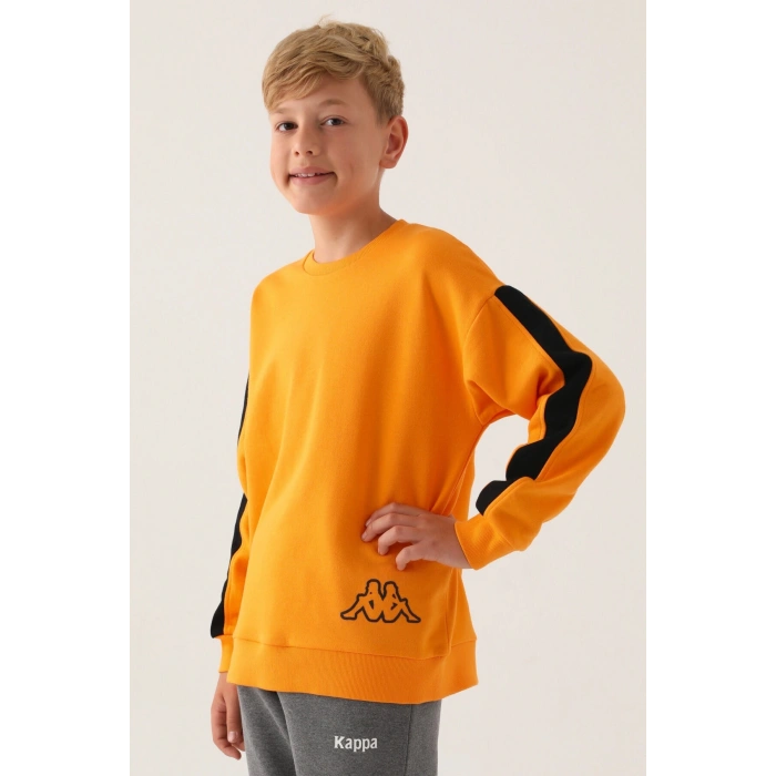 KAPPA ERKEK ÇOCUK SWEATSHIRT - KAYISI