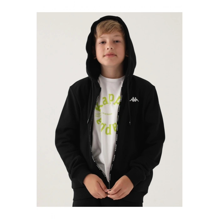 KAPPA ERKEK ÇOCUK SWEATSHIRT - SİYAH