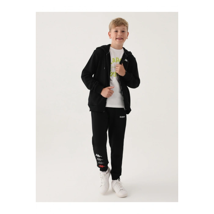 KAPPA ERKEK ÇOCUK SWEATSHIRT - SİYAH