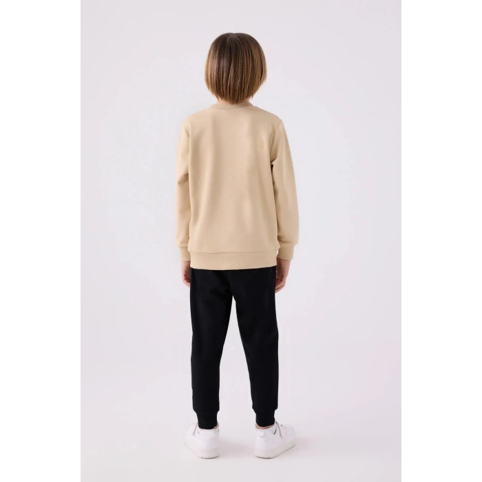 ERKEK ÇOCUK EŞOFMAN TAKIM - BEJ