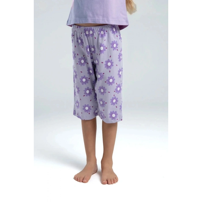 KIZ ÇOCUK KAPRİ TAKIM - MAUVE