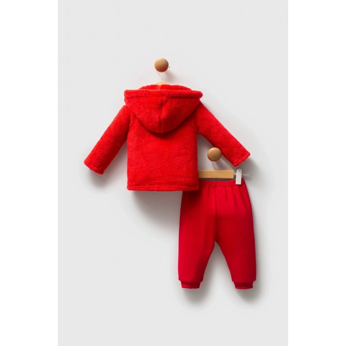 U.S.POLO ASSN KIZ BEBEK 3LÜ TAKIM - KIRMIZI