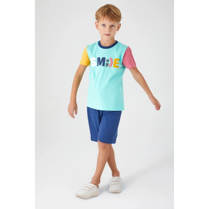 ERKEK ÇOCUK BERMUDA TAKIM - BAMBU