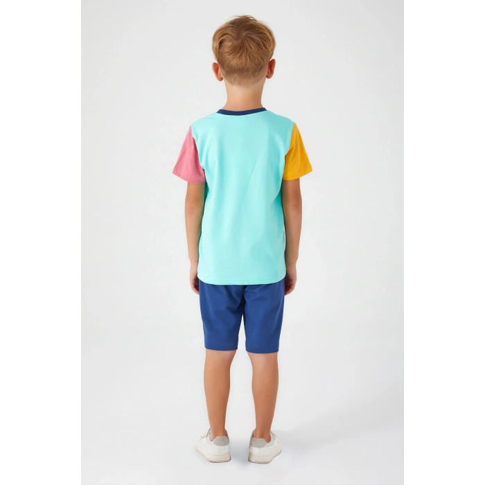 ERKEK ÇOCUK BERMUDA TAKIM - BAMBU