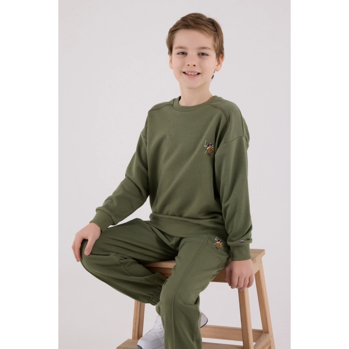 ERKEK ÇOCUK EŞOFMAN TAKIMI - HAKİ