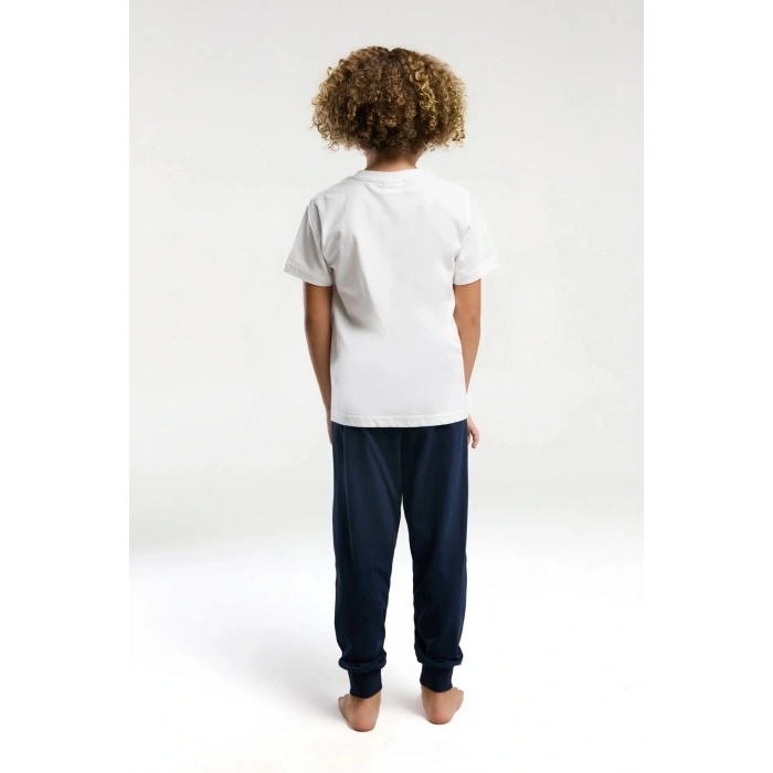 ERKEK GARSON PİJAMA TAKIMI - Beyaz