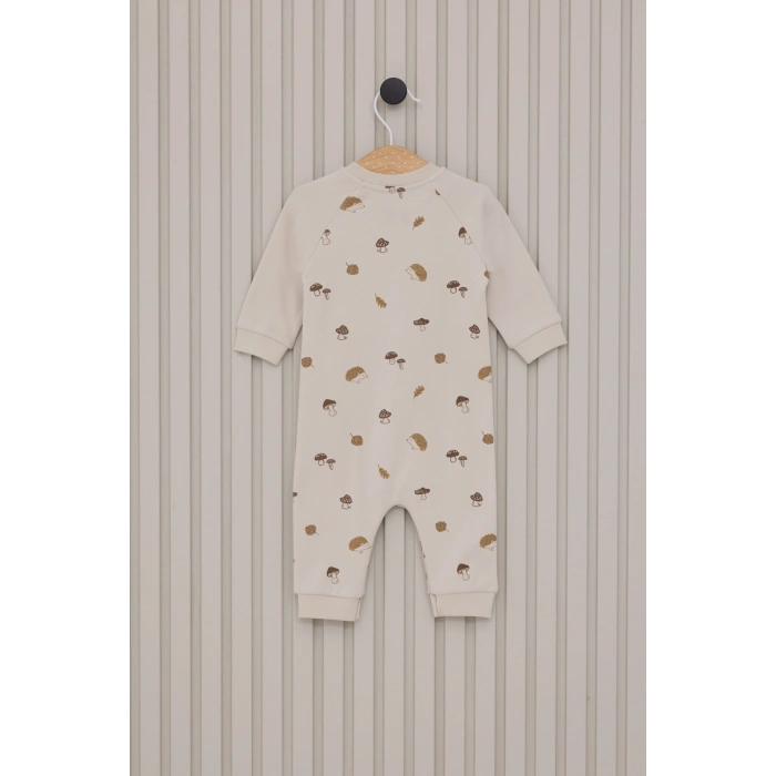 US POLO ERKEK BEBEK UZUN KOLLU PATİKSİZ TULUM - BEYAZ