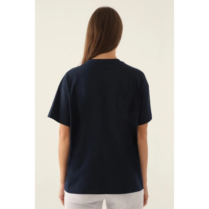 YALE KADIN TEK ÜST - LACİVERT