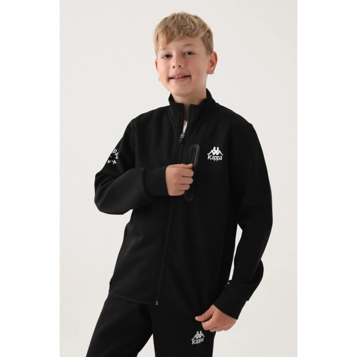 KAPPA ERKEK ÇOCUK SWEATSHIRT - SİYAH