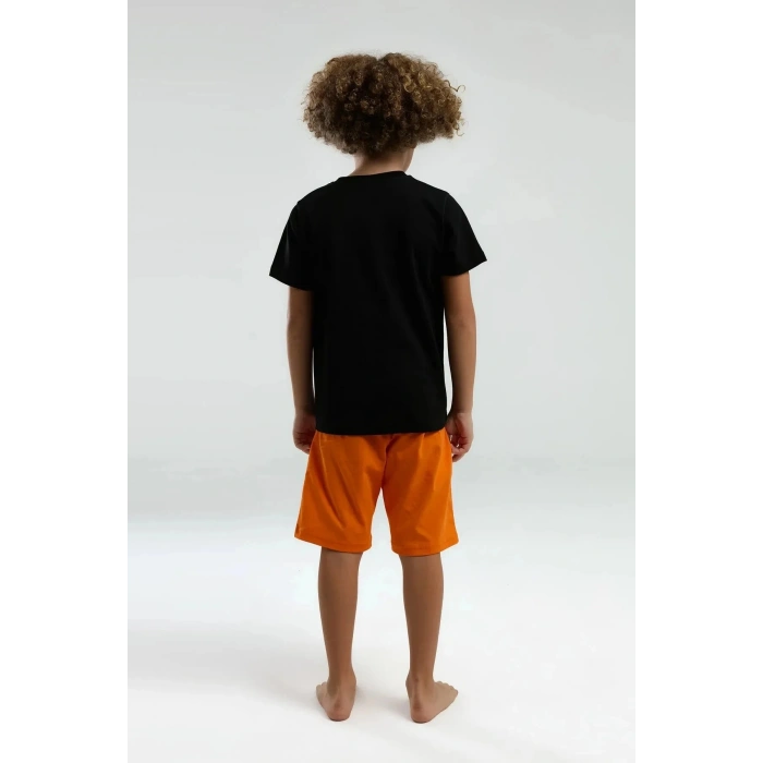 ERKEK ÇOCUK BERMUDA TAKIM - siyah