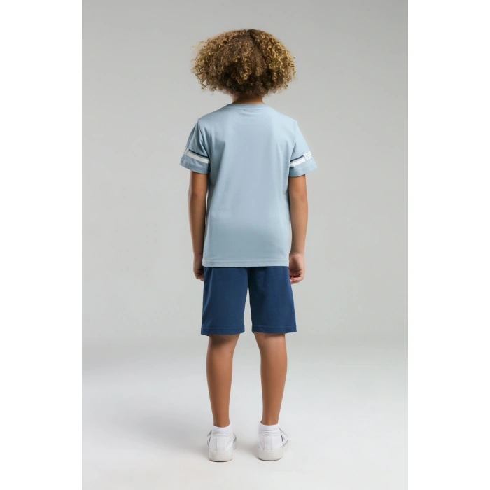 ERKEK ÇOCUK BERMUDA TAKIM - SOFT YEŞİL