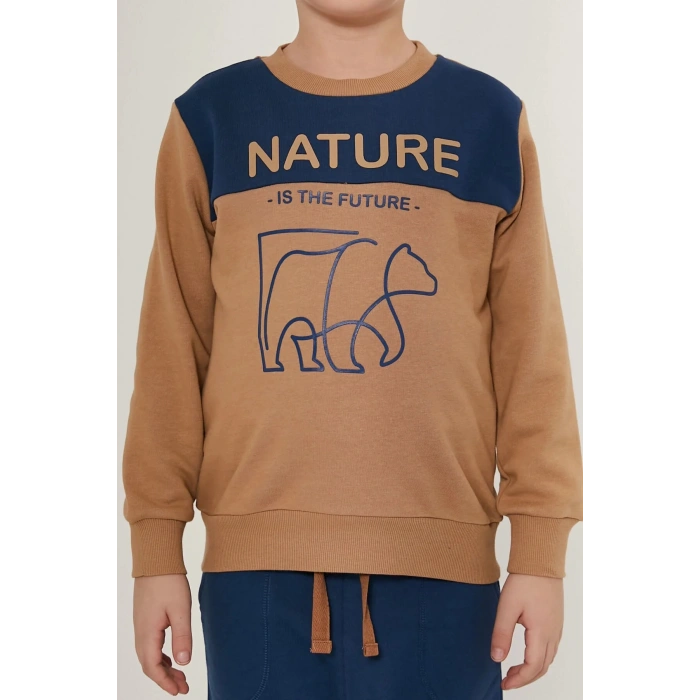 ERKEK ÇOCUK EŞOFMAN TAKIM - KOYU İNDİGO