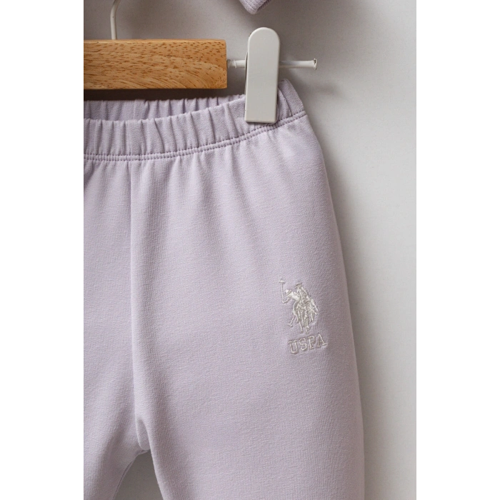 U.S.POLO ASSN KIZ BEBEK 3LÜ TAKIM - LİLA