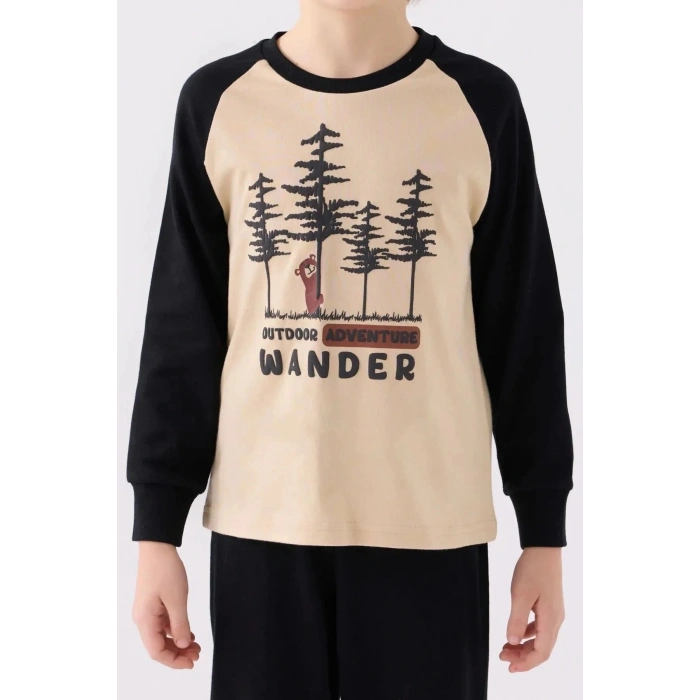 ERKEK ÇOCUK İKİLİ TAKIM - BEJ