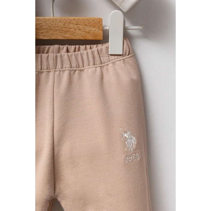 U.S.POLO ASSN KIZ BEBEK 2Lİ TAKIM - Beyaz