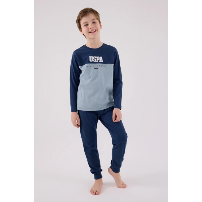 ERKEK ÇOCUK PİJAMA TAKIM - KOYU İNDİGO