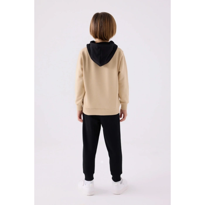 ERKEK ÇOCUK EŞOFMAN TAKIM - BEJ