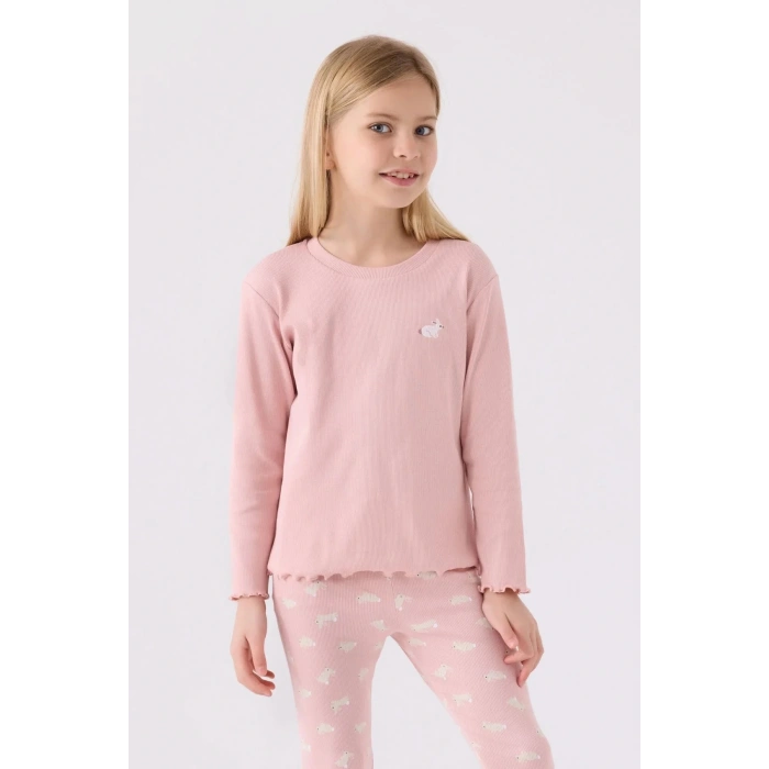 KIZ ÇOCUK İKİLİ TAYT TAKIM - SOMON