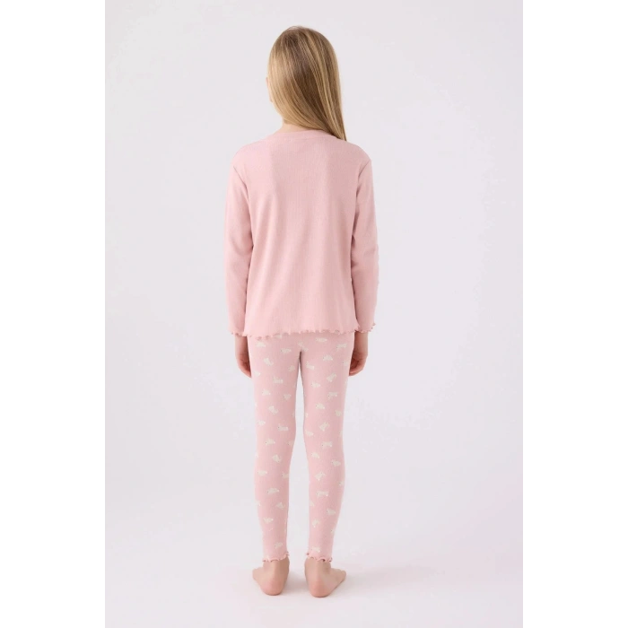 KIZ ÇOCUK İKİLİ TAYT TAKIM - SOMON