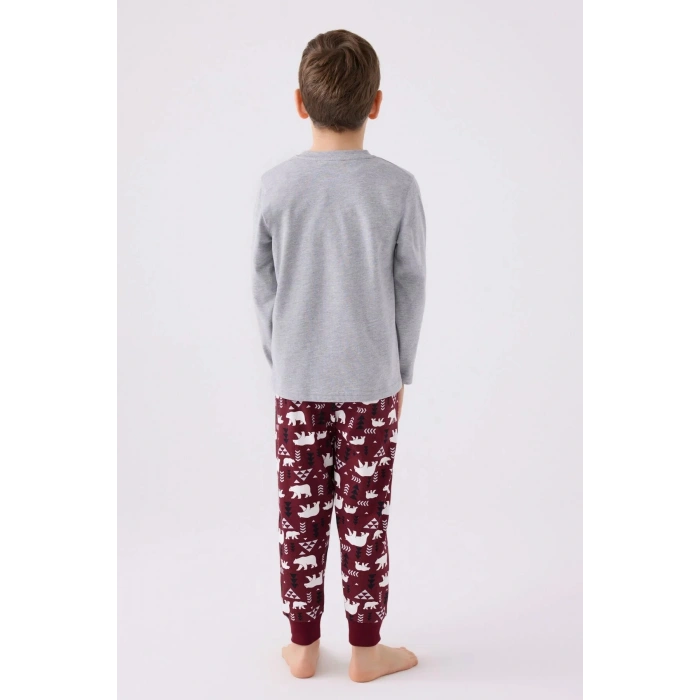 ARNETTA BABA OĞUL İKİLİ TAKIM - GRİ MELANJ