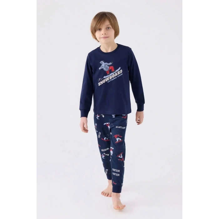 ERKEK ÇOCUK İKİLİ TAKIM - LACİVERT