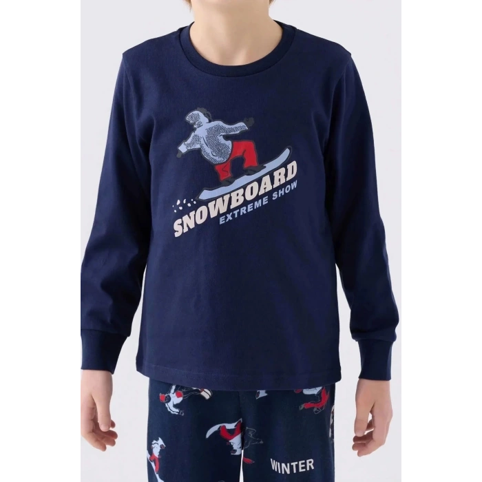 ERKEK ÇOCUK İKİLİ TAKIM - LACİVERT