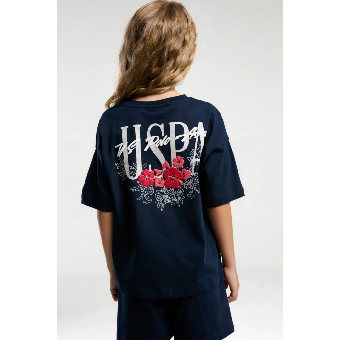 KIZ ÇOCUK ŞORT TAKIM - LACİVERT