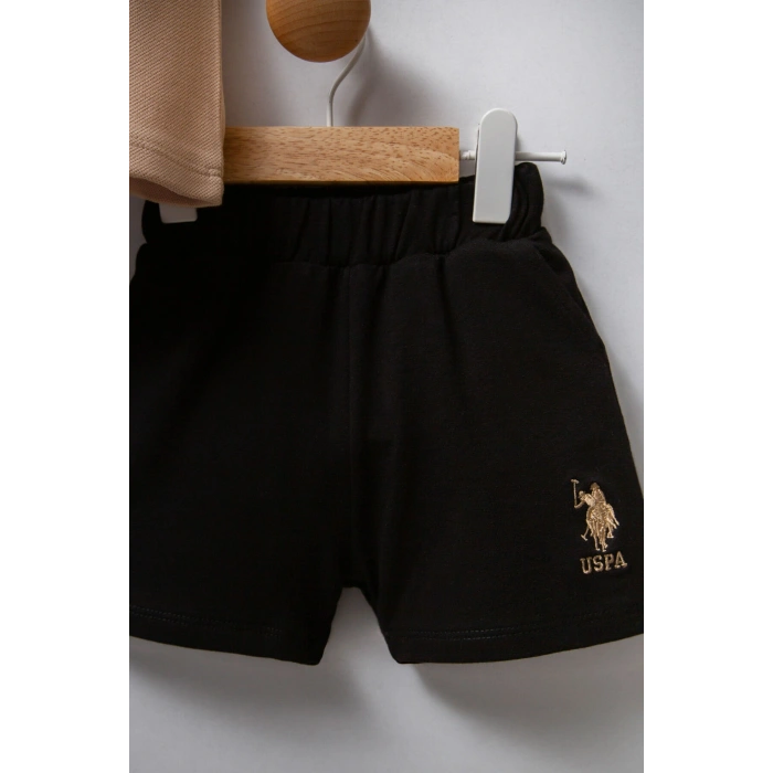 U.S POLO ASSN ERKEK BEBEK 2Lİ TAKIM - BEJ