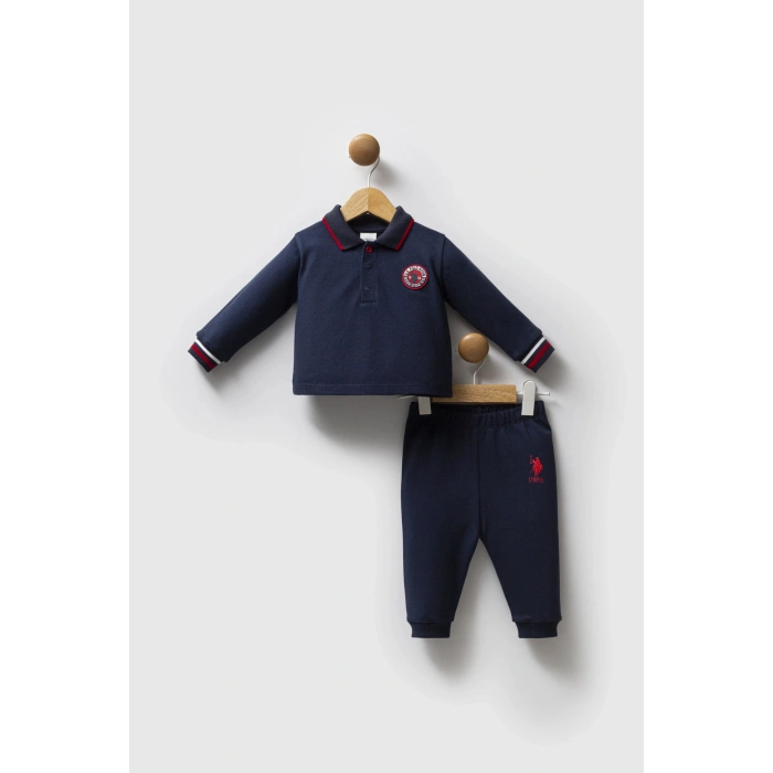 U.S.POLO ASSN ERKEK BEBEK 2Lİ TAKIM - LACİVERT