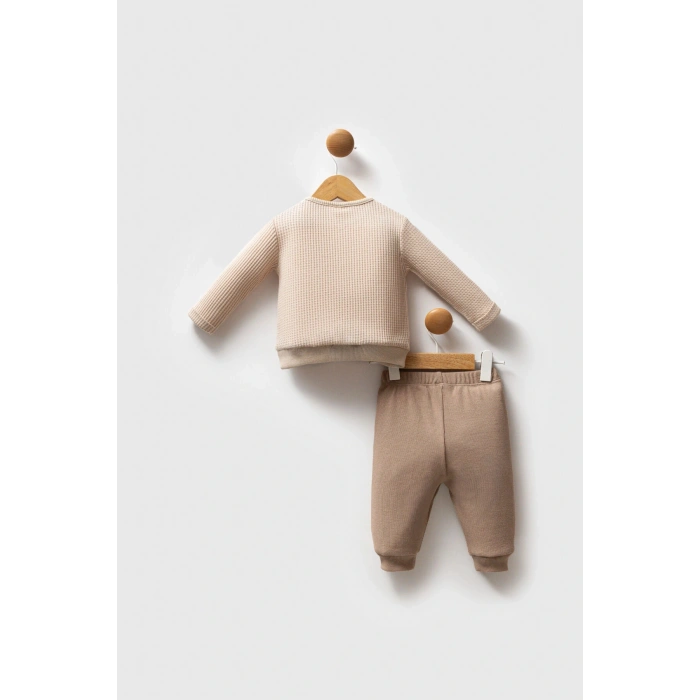 U.S.POLO ERKEK BEBEK 2Lİ TAKIM - BEJ