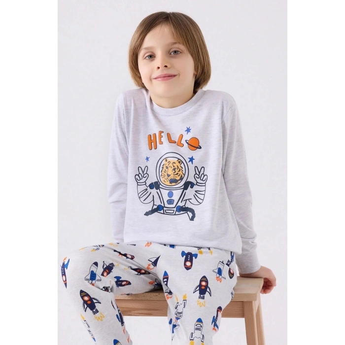 ERKEK ÇOCUK İKİLİ TAKIM - KAR MELANJ