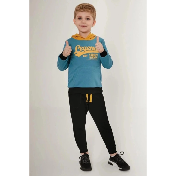 ERKEK ÇOCUK EŞOFMAN TAKIM - PETROL