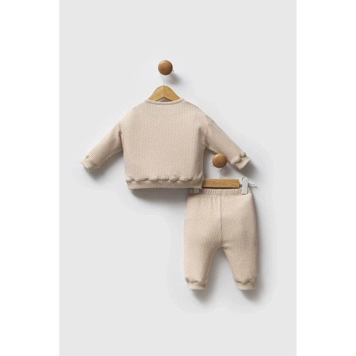 U.S.POLO ASSN ERKEK BEBEK 2 Lİ TAKIM - BEJ