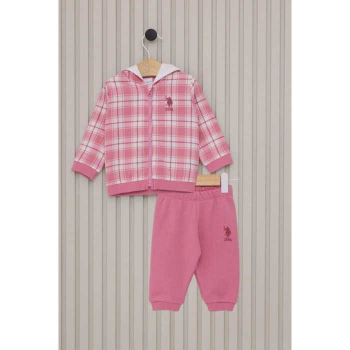 US POLO KIZ BEBEK 3LU TAKIM - BEYAZ