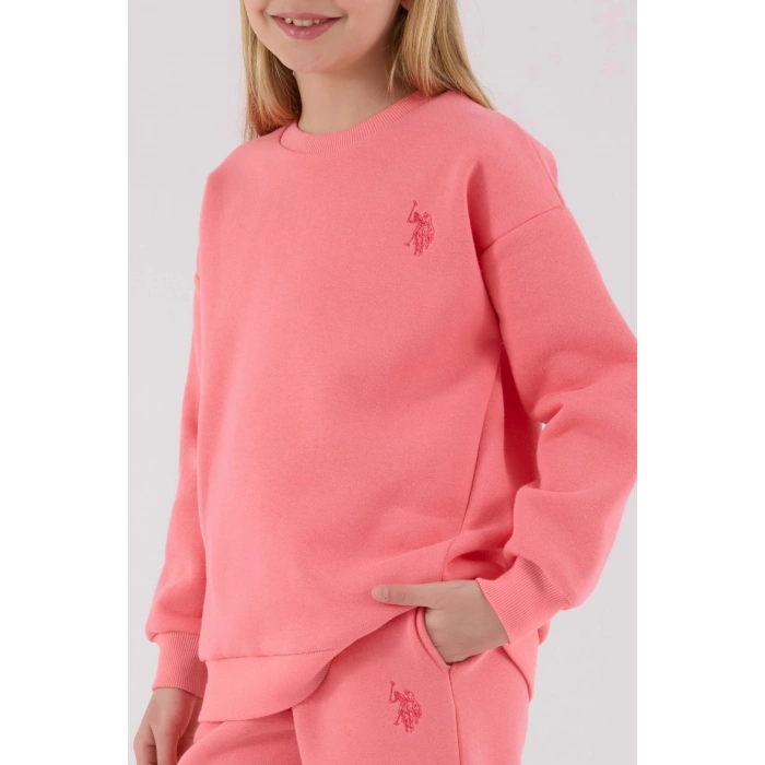 KIZ ÇOCUK İKİLİ TAKIM - NEON PEMBE