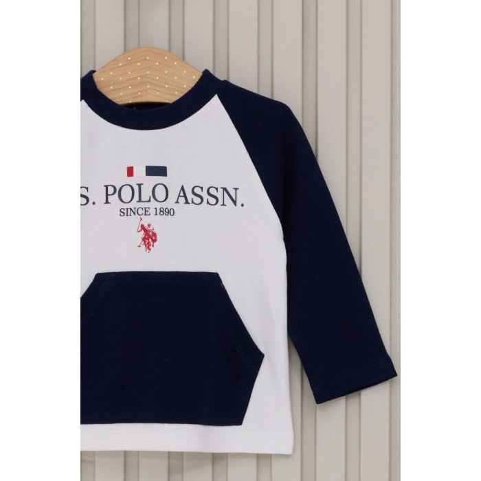 US POLO ERKEK BEBEK 2LI TAKIM - BEYAZ
